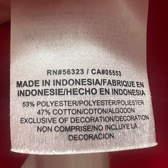 Nike Men’s Red & White Track Jacket Size XXL - Picture 6 of 7